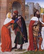 The Meeting of Saints Joachim and Anne at the Golden Gate, Master of Moulins